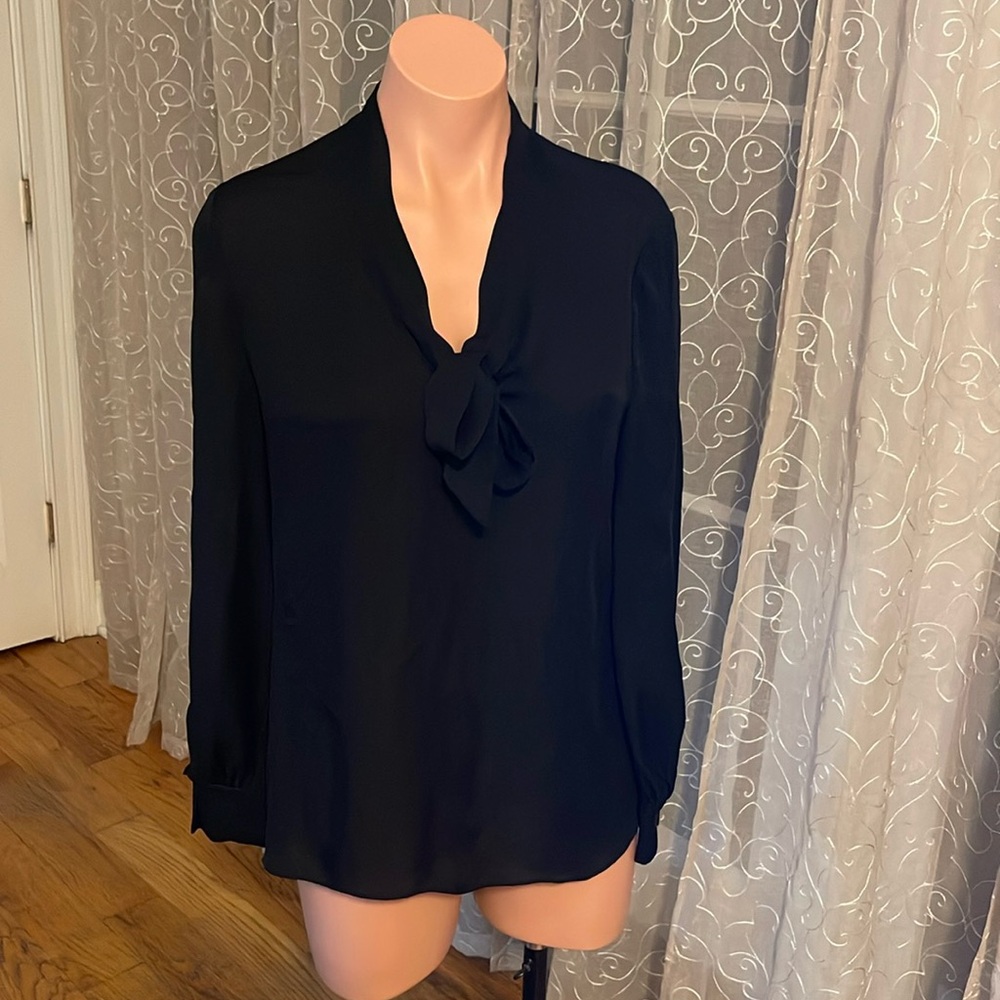Rebecca Taylor black blouse